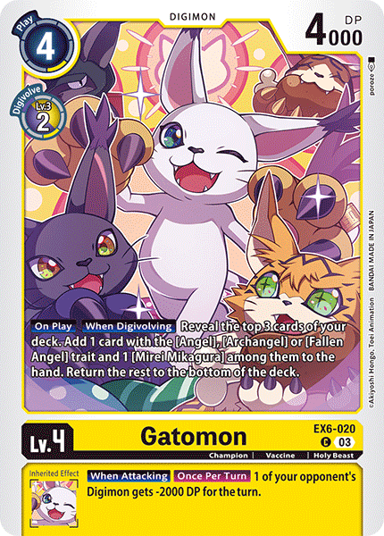 Gatomon EX6-020 - Common EX06 Infernal Ascension