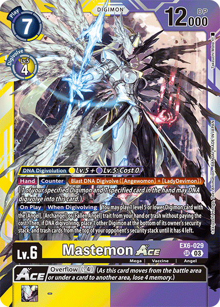 Mastemon ACE EX6-029 - Super Rare EX06 Infernal Ascension