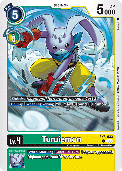 Turuiemon EX6-033 - Uncommon EX06 Infernal Ascension