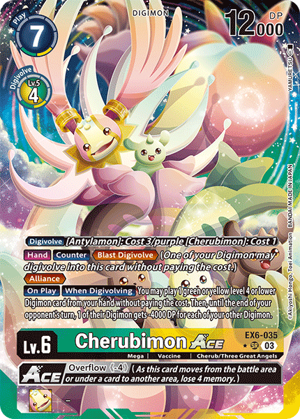 ALTERNATE ART Cherubimon ACE EX6-035 - SR EX06 Infernal Ascension
