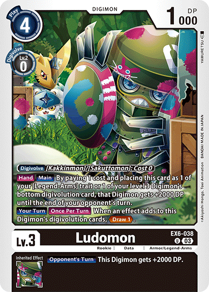 Ludomon EX6-038 - Uncommon EX06 Infernal Ascension