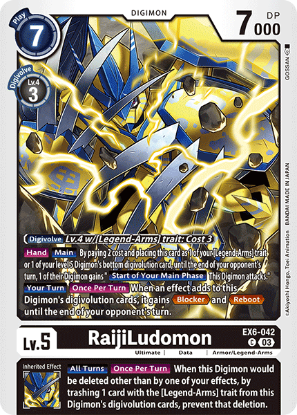 RaijiLudomon EX6-042 - Common EX06 Infernal Ascension