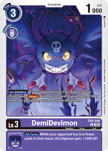 DemiDevimon EX6-046 - Common EX06 Infernal Ascension