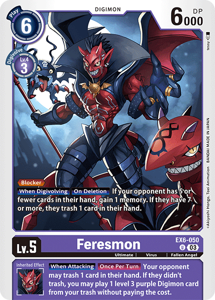 Feresmon EX6-050 - Uncommon EX06 Infernal Ascension