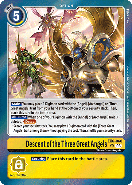 Descent of the Three Great Angels EX6-068 - Rare EX06 Infernal Ascension
