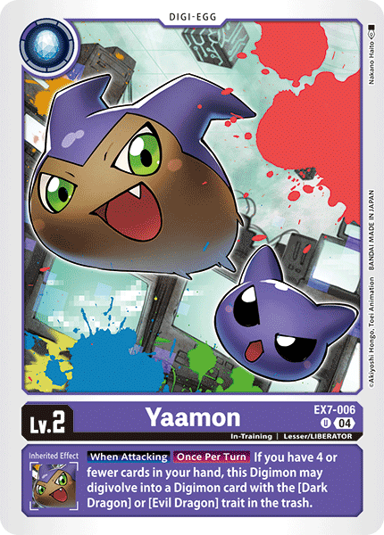 Yaamon EX7-006 - Uncommon EX07 Digimon Liberator