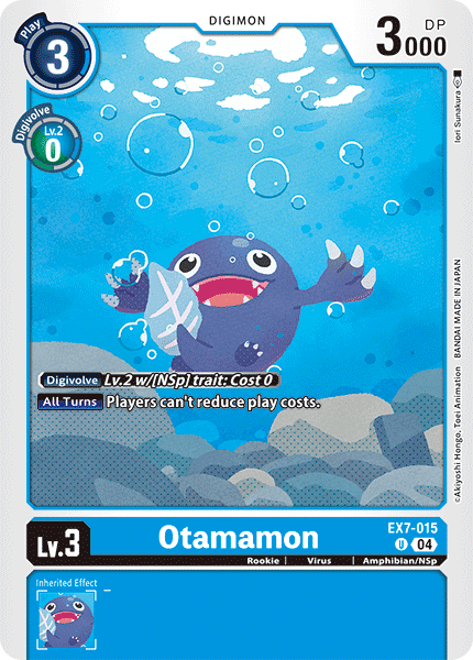 Otamamon EX7-015 - Uncommon EX07 Digimon Liberator
