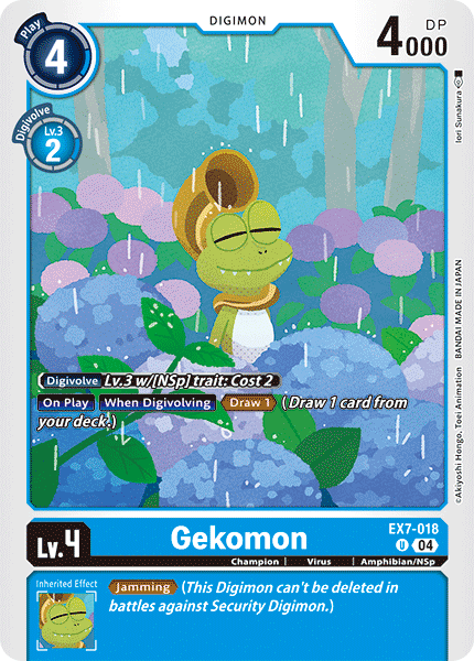 Gekomon EX7-018 - Uncommon EX07 Digimon Liberator