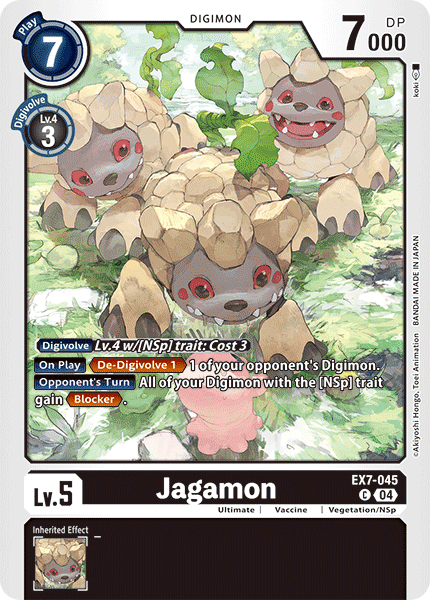 PLAYSET (4) 4x Jagamon EX7-045
