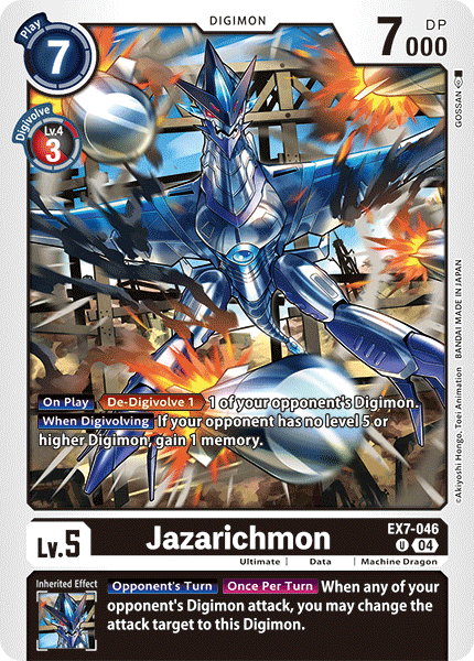 Jazarichmon EX7-046 - Uncommon EX07 Digimon Liberator