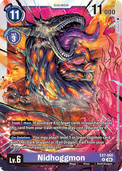 Nidhoggmon EX7-060 - Rare EX07 Digimon Liberator