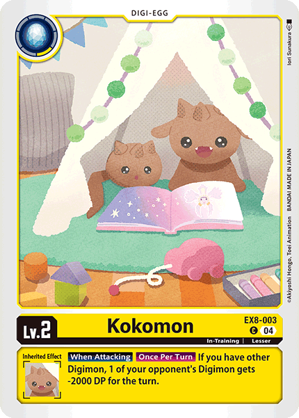 Kokomon EX8-003 - Common EX08 Chains of Liberation