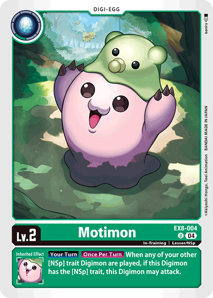 Motimon EX8-004 - Uncommon EX08 Chains of Liberation