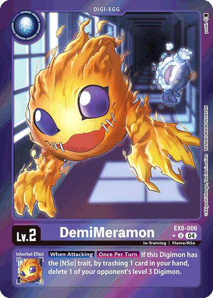 DemiMeramon EX8-006 - UC Limited Foil EX08 Chain of Liberation