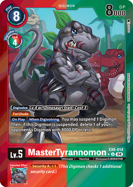 MasterTyrannomon EX8-014 - UC Limited Foil EX08 Chain of Liberation