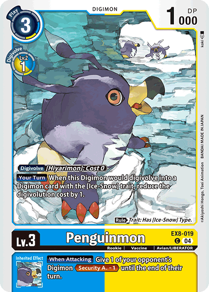 Penguinmon EX8-019 - Common EX08 Chains of Liberation