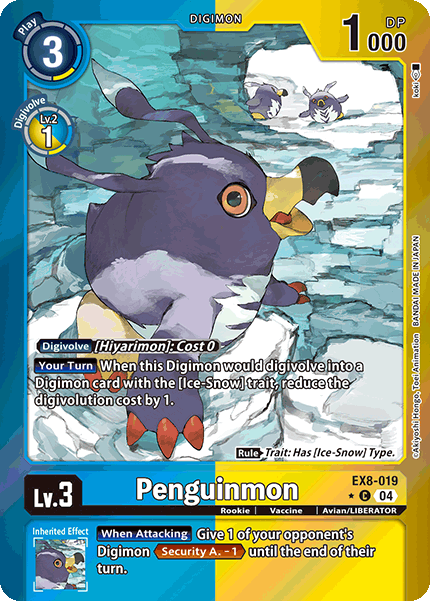 Penguinmon EX8-019 - C Limited Foil EX08 Chain of Liberation
