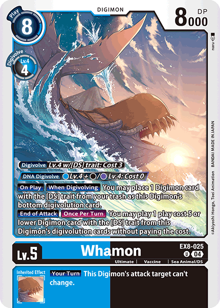 Whamon EX8-025 - Uncommon EX08 Chains of Liberation
