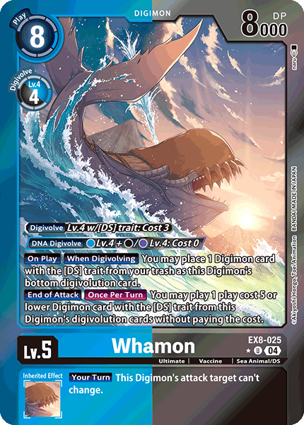Whamon EX8-025 - UC Limited Foil EX08 Chain of Liberation