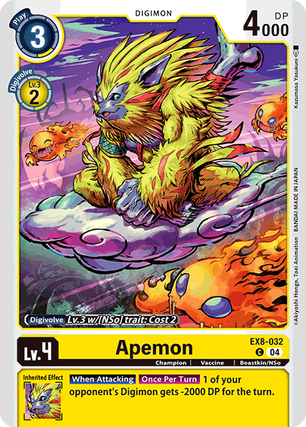 Apemon EX8-032 - Common EX08 Chains of Liberation
