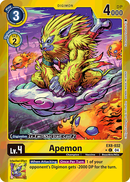 Apemon EX8-032 - C Limited Foil EX08 Chain of Liberation
