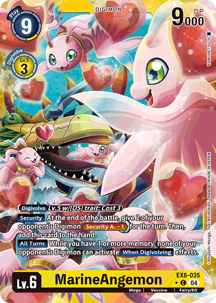 MarineAngemon EX8-035 - C Limited Foil EX08 Chain of Liberation