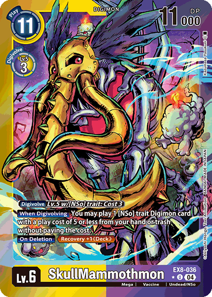 SkullMammothmon EX8-036 - UC Limited Foil EX08 Chain of Liberation