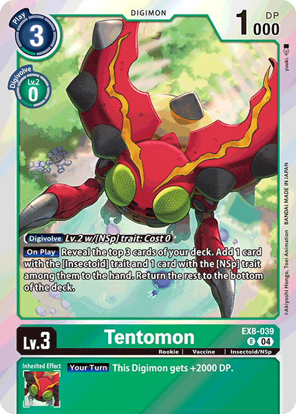 Tentomon EX8-039 - Rare EX08 Chains of Liberation