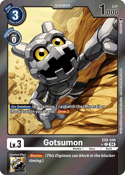 Gotsumon EX8-046 - C Limited Foil EX08 Chain of Liberation