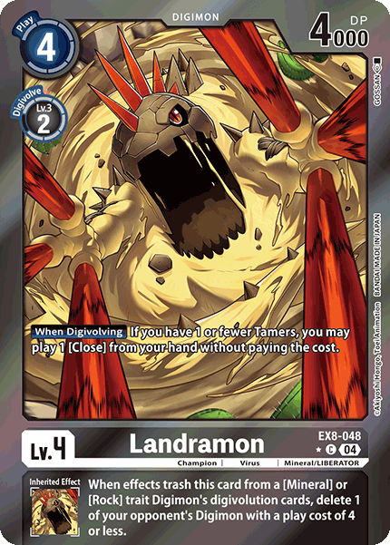 Landramon EX8-048 - C Limited Foil EX08 Chain of Liberation