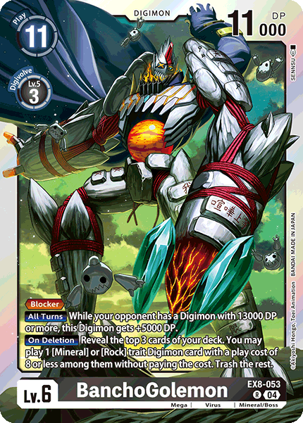 BanchoGolemon EX8-053 - Rare EX08 Chains of Liberation