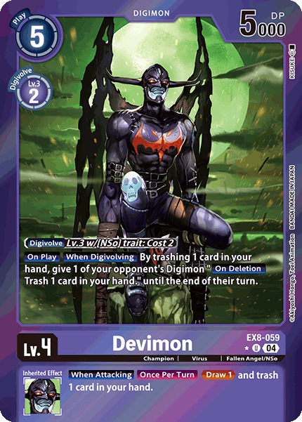 Devimon EX8-059 - UC Limited Foil EX08 Chain of Liberation