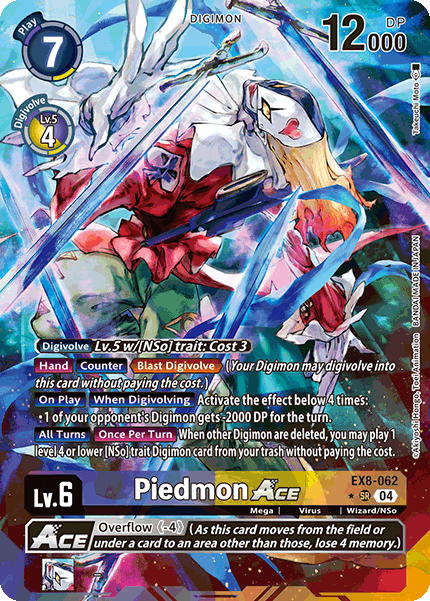 [ALTERNATE ART] Piedmon ACE EX8-062 - SR EX08 Chains of Liberation