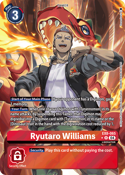 [ALTERNATE ART] Ryutaro Williams EX8-065 - R EX08 Chains of Liberation
