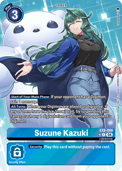 [ALTERNATE ART] Suzune Kazuki EX8-066 - R EX08 Chains of Liberation