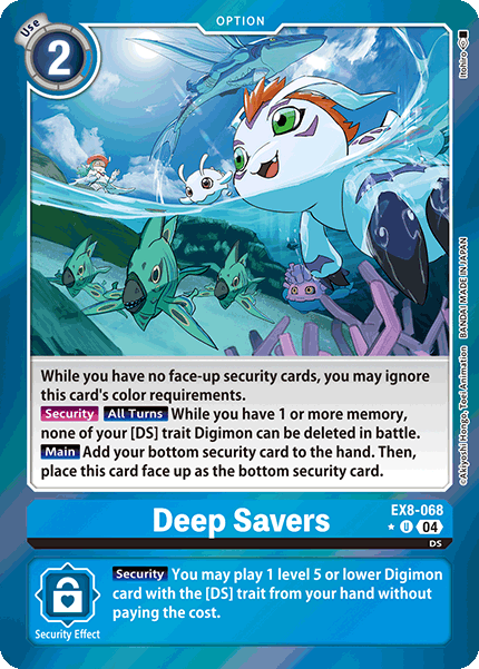 Deep Savers EX8-068 - UC Limited Foil EX08 Chain of Liberation
