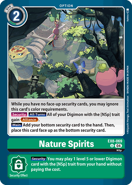 Nature Spirits EX8-069 - Uncommon EX08 Chains of Liberation