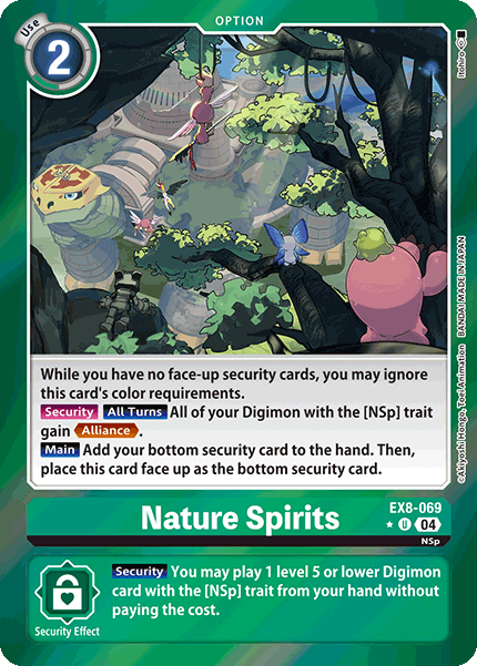 Nature Spirits EX8-069 - UC Limited Foil EX08 Chain of Liberation