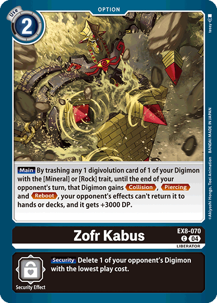 Zofr Kabus EX8-070 - Common EX08 Chains of Liberation