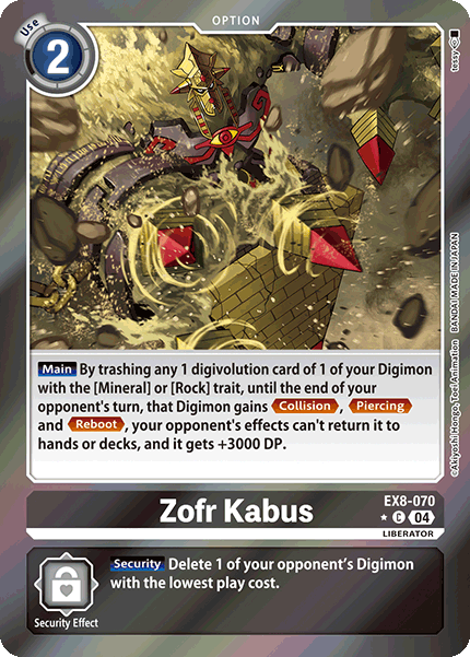 Zofr Kabus EX8-070 - C Limited Foil EX08 Chain of Liberation