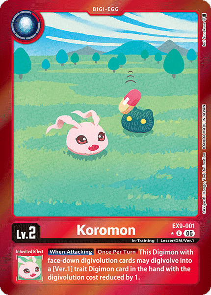 Koromon (EX9-001) - Limited C EX09 Versus Monsters