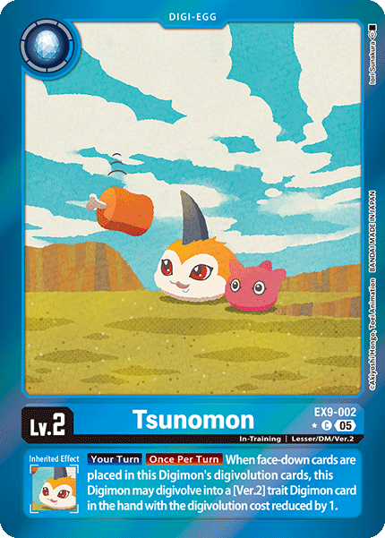 Tsunomon (EX9-002) - Limited C EX09 Versus Monsters