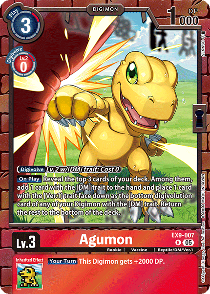 Agumon (EX9-007) - Rare EX09 Versus Monsters