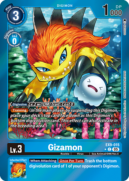 Gizamon (EX9-015) - Limited C EX09 Versus Monsters