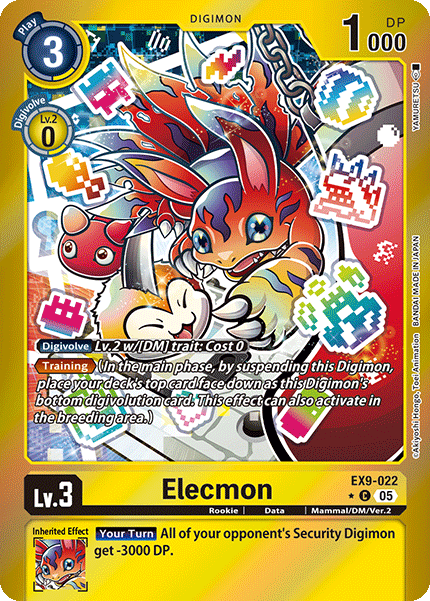 Elecmon (EX9-022) - Limited C EX09 Versus Monsters