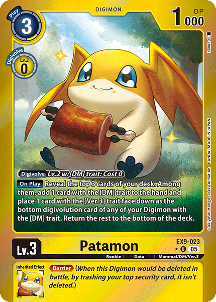 Patamon (EX9-023) - Limited UC EX09 Versus Monsters