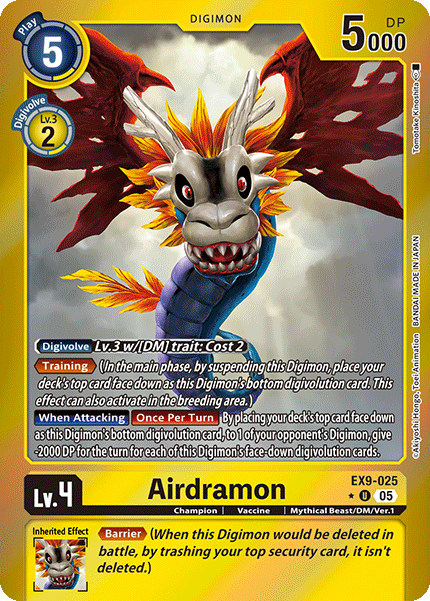 Airdramon (EX9-025) - Limited UC EX09 Versus Monsters