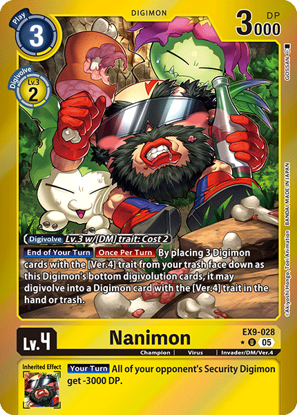 Nanimon (EX9-028) - Limited UC EX09 Versus Monsters