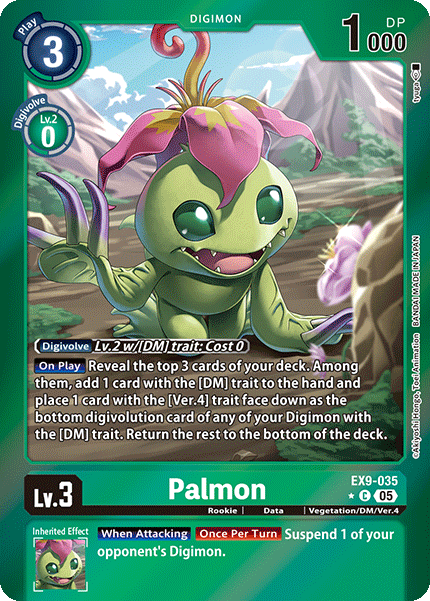 Palmon (EX9-035) - Limited C EX09 Versus Monsters