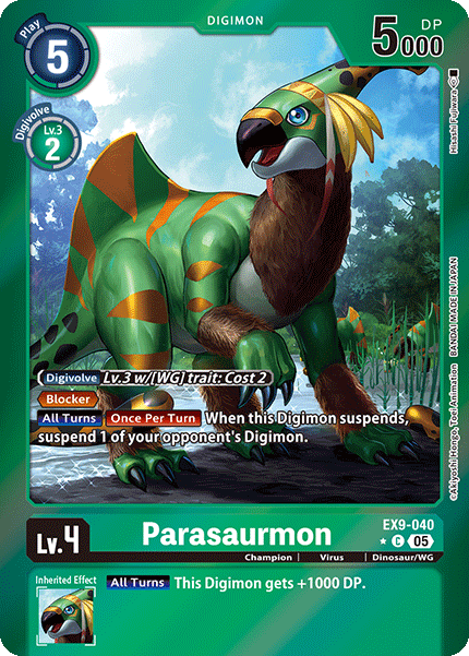 Parasaurmon (EX9-040) - Limited C EX09 Versus Monsters